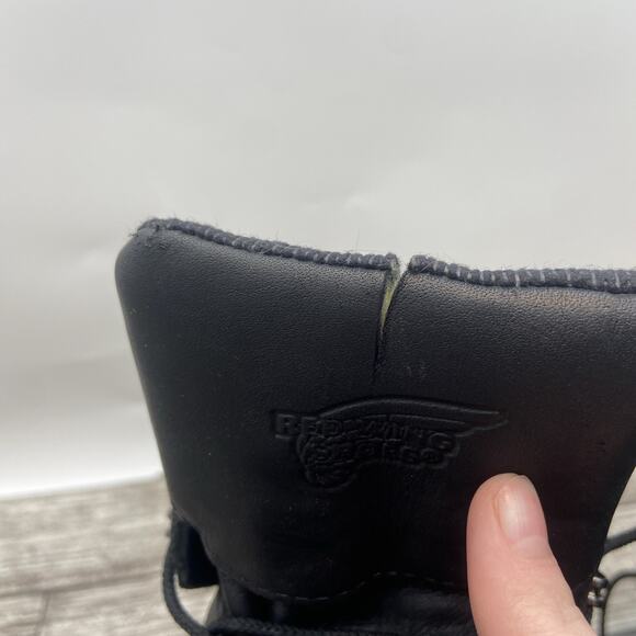 Red Wing Shoes Motorcycle Work Safety Comp Toe Lace Up Boots Sz 11 {7} - Picture 5 of 14